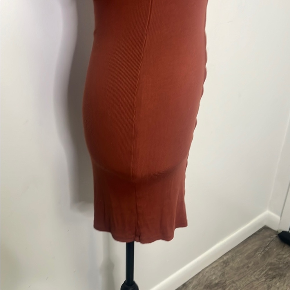 Forever 21 Rust Button-Down Dress - Picture 5 of 7